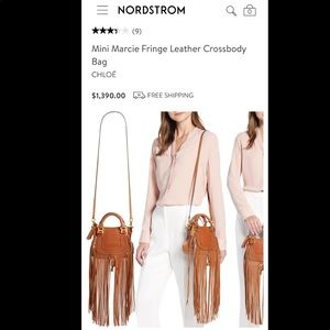 Chloé Mini Marcie Fringe bag Authentic